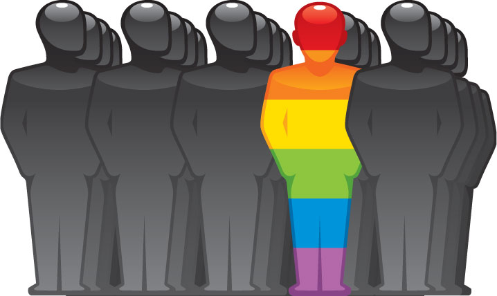 Ilustração sobre a comunidade LGBT